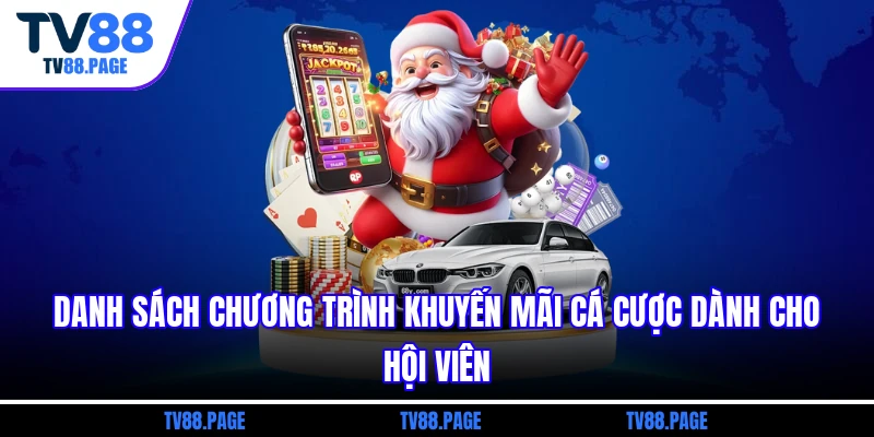 Danh sách chương trình khuyến mãi cá cược dành cho hội viên