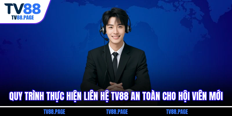 Quy trình thực hiện liên hệ tv88 an toàn cho hội viên mới