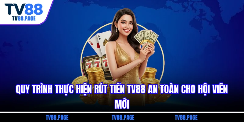 Quy trình thực hiện rút tiền tv88 an toàn cho hội viên mới